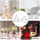 thumbnail image 5 of 36 Pcs Mini Card Holder Cute Table Holder Table Shape Triangle Nostrum Holder Wedding Table Holder Platinum Stand, 5 of 5