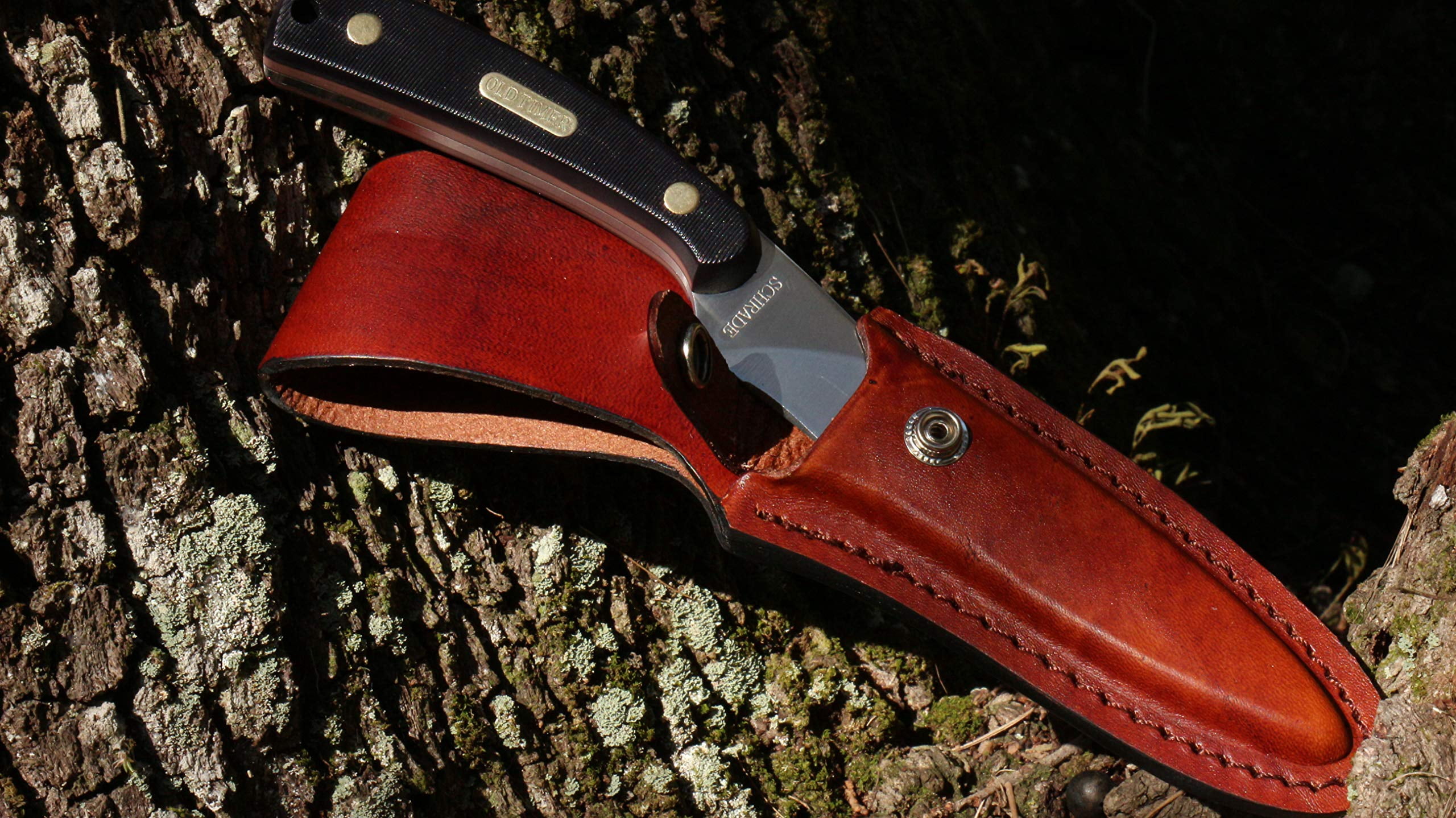 Uncle Henry Old Timer Guthook Skinner Full Tang Fixed Blade Knife
