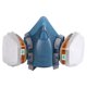 thumbnail image 1 of 7502 Series Mascarilla facial 7 en 1 Traje Máscara para polvo Pintura para pulverizar Decoración Res Abanopi Máscara contra el polvo, 1 of 7