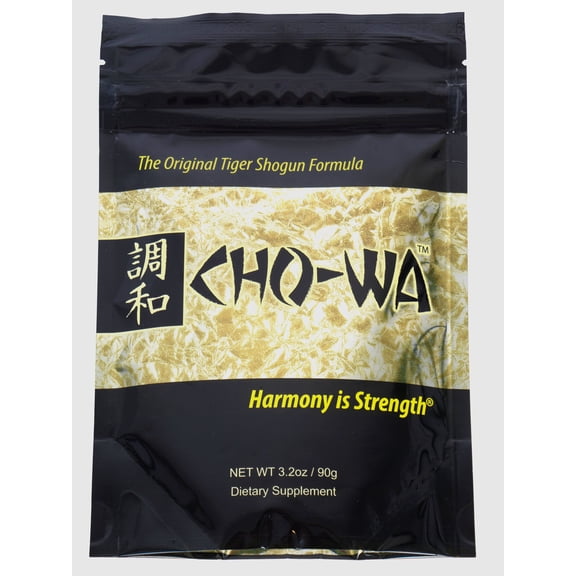 CHO-WA Japanese Herbal Tea Powder – Tiger Shogun Formula | Natural Adaptogen Supplement for Energy & Focus | 30 Servings