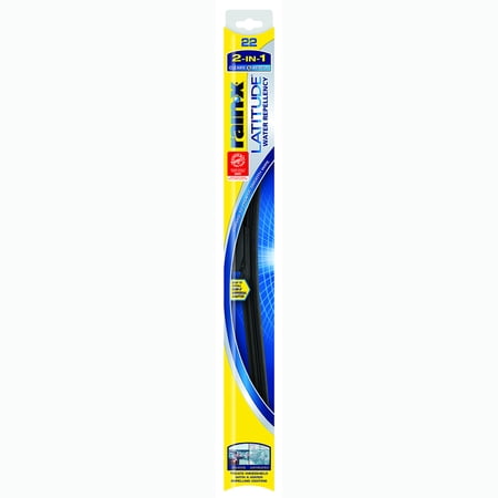 Rain-X Latitude Water Repellency 2-IN-1 Windshield Wiper Blade 22"