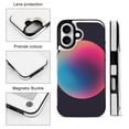thumbnail image 6 of Compatible with iPhone 11 12 13 mini 14 15 16 Pro Max Plus Wallet Case with Card Holder, PU Leather Kickstand Card Slots Case ( Polka Gradient, iPhone 14), 6 of 7