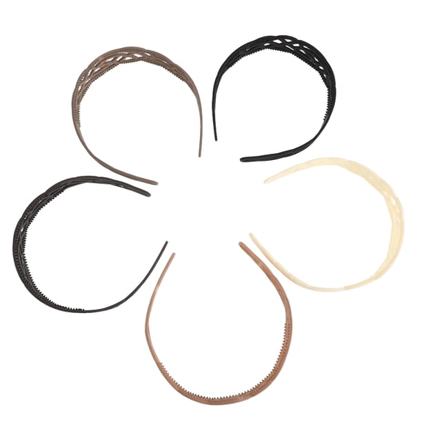 Nestingho 5Ud Diademas Anchas Con Plásticas Para Ideales Para Spa Maquillaje Y Lavado Facial