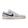 thumbnail image 3 of Men's Jordan 1 Low White/Midnight Navy (553558 146) - 8, 3 of 4