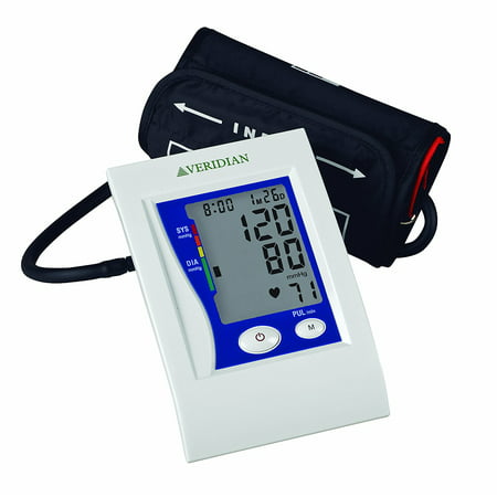 01-5021 Automatic Premium Digital Blood Pressure Arm Monitor, Adult, Clinically accurate device By Veridian Ship from US