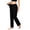 Black, variant on Lzobxe Wide Leg Pants Woman Stretch Knit Casual Lounge Pants Drawstring Athletic Work Pants with Pockets,Sizes S-3XL