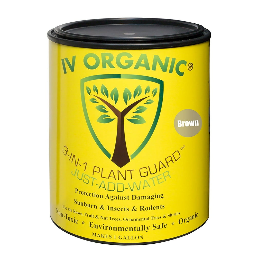 IV Organic 3in1 Plant Guard Paint Protection, 1 Gallon (Brown