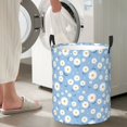 thumbnail image 4 of Daisies Flowers Bloom Laundry Basket, Laundry Hamper Waterproof Laundry Bag Clothes Hamper Laundry Bin with Handles for Bedroom, Living Room, Kids Room-#, 4 of 5