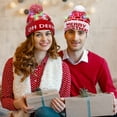 thumbnail image 4 of WeFlash 4 Pcs LED Christmas Sweater Hat Light up Xmas Beanie Knitted Cap Unisex Winter Hat - Lovely Style, Three lighting modes, 400mAh high-capacity battery, 4 of 5