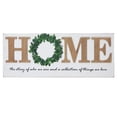 thumbnail image 1 of MDF Wall Sign With 3D Home & Garland, 1 of 4
