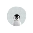 thumbnail image 3 of Straatsma, Leah 20x24 Black Modern Framed Museum Art Print Titled - Baby Penguin Circle, 3 of 5