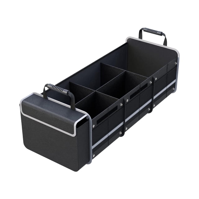 Organizador plegable para maletero de coche, compartimento múltiple, tela Oxford plegable, contenedor de almacenamiento de carga de gran capacidad