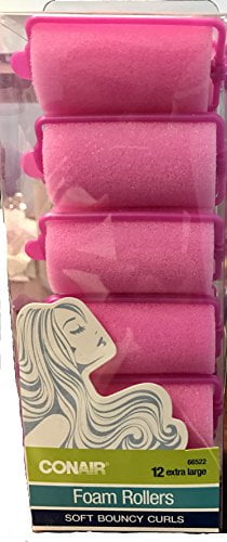 Conair Body and Bounce Extra Large Foam Rollers, 12 Count - Walmart.com