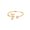 Z, variant on Gold Plated Initial Ring Copper Open Design A to Z Letter Jewelry for Women Diamond Cut Accent Fashion Jewelry