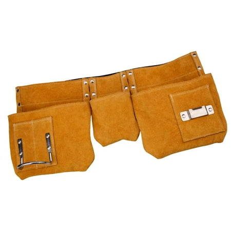 

Professional Leather Small Pouch Belt Electrician Working Bag Tool Organizer