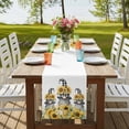 thumbnail image 4 of Table Runners 72 Inches Long Dress Scarves, Sunflower Gnomes Farmhouse Kitchen/Dining Table Runner, Coffee Tablerunners, Spring Eucalyptus Floral Watercolor 13x72 Inch, 4 of 9