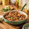 thumbnail image 4 of Farberware Easy Clean 12.5 Inch Ceramic Nonstick Frying Pan / Skillet with Helper Handle, Dishwasher Safe, Green, 4 of 14