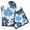 Blue Pioneer Flower, variant on Blue Pioneer Flower Kitchen Oven Mitt and Pot Holder Sets 2 Pcs for Baking, Cooking and Grilling, Heat Resistant Up To 392 °F