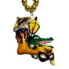 Gator, Parasol, Street Light, Mask Mardi Gras Beads Party Favor Necklace