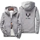 thumbnail image 3 of 2024 nueva primavera otoño hombres Messi signo impresión al aire libre Camping hombres cremallera Sudadera con capucha impermeable hombres deportes protector solar chaqueta grande, 3 of 5