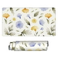 thumbnail image 6 of XMXT Non-Slip Gaming Mouse Pad, Fresh Watercolor Flower Mousepad Computer Keyboard Mats Desk Pads Office Decor Accessories, 15.8"x29.5", 6 of 8