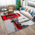 thumbnail image 2 of Area Rugs for Living Room 2x3 ft Non-Shedding Rug London Big Ben and Red Telephone Booth for Bedroom Washable Non-Slip Back Carpet for Home Office and Other High Traffic Areas, 2 of 6