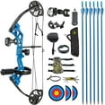 XGEEK Archery Compound Bow Package and Arrows for Kids Beginners 17"27