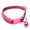 Pink, variant on Walbest Cat Collars Bling with Bells, Adjustable Nylon Breakaway Sequins Collars for Small to Medium Cats and Dogs Pets (Purple)