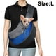 thumbnail image 1 of 0002-Bandolera portátil de malla transpirable para mascotas, grande, azul real Xemadio 2034782-6, 1 of 9