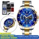 thumbnail image 1 of Reloj WISHDOIT 100% Original para hombre, cronógrafo deportivo de acero inoxidable resistente al agua de la mejor marca, nuevos relojes de pulsera de lujo a la moda 2022 Tan Jianjun unisex, 1 of 2
