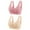 Pink-A, variant on Tumotour Front Open Bras For Women Full Coverage Wirefree Bra Button Closeure Bra For Mom Gift Nursing Underwear Bra Non Steel Ring Movement Seamless Gathering Adjustment Yoga Sleep Large Bra 2Pcs