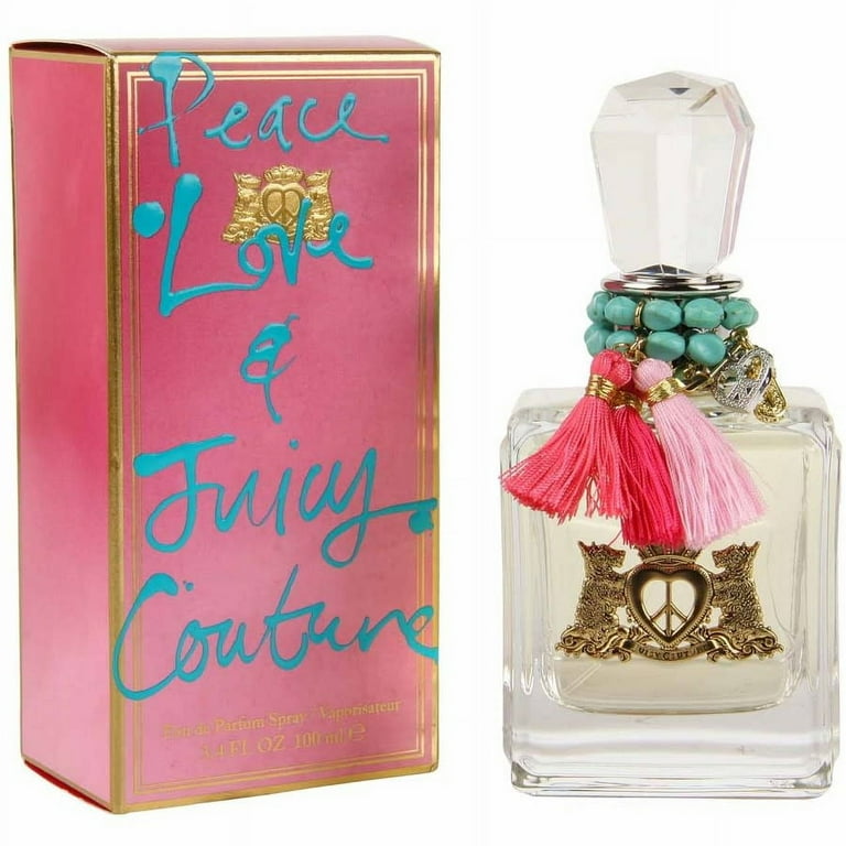 Peace Love & Juicy Couture Eau De Parfum Spray By Juicy Couture - 3.4 oz Peace Love & Juicy Couture Eau De Parfum Spray By Juicy Couture - 3.4 oz