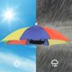 thumbnail image 4 of Cateissary Sombrero para el sol con sombrilla impermeable de 2 piezas para adultos y niños, aplicación amplia ajustable y plegable Paraguas de lluvia, 4 of 6