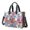 Multicolor Cat Head White Pattern, variant on Rainbow Cat Head Black Pattern Canvas Messenger Tote Bag, Work Tote with Multi Pockets & Removable Strap, Large Capacity Gifts for Birthday Christmas Thanksgiving
