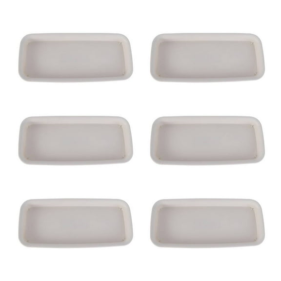 Worgeous  6 Pcs Water Tray Plant Pot Planter Drip Trays Bottom Saucer Beige