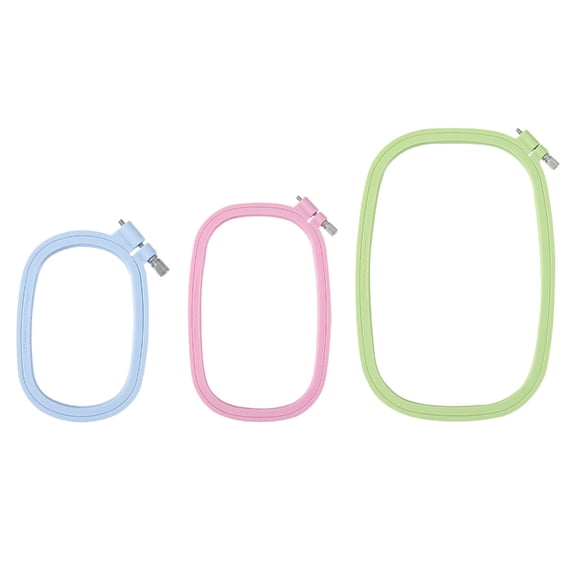 Sinyiin ABS Embroidery Hoop NonSlip Embroidery Frame Holder for Hand Stitching