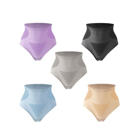 

Lotpreco 5Pcs Graphene Honeycomb Vaginal Tightening & Body Shaping Briefs for Women Graphene Honeycomb Body Shaping Briefs Panty for Women and Girls