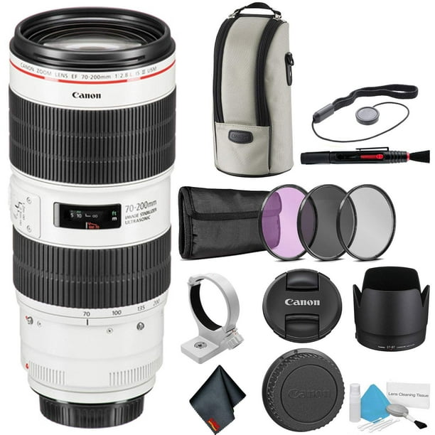 Boomgaard Zich voorstellen Ieder Canon EF 70-200mm f/2.8L is III USM Telephoto Zoom Lens for Canon DSLR  Accessory - Walmart.com