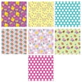 thumbnail image 3 of Tuvgenk Easter Craft Fabric Squares 10pcs Bunny Printed Polyester Diy Sewing Quilting Supplies Washable Holiday Craft Material 10 inch Multicolor Polyester, 3 of 5