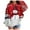 Red, variant on Christmas Hoodie Christmas Patterns Long Sleeve Shirt Top with Pocket Oversized Hoodies Winter Clothes 11-12 Years
