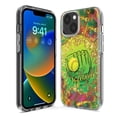 thumbnail image 2 of MUNDAZE Case for Apple iPhone 15 Pro Max Slim Hard Shell Soft TPU Hybrid Shockproof Heavy Duty Protective Phone Cover - Love Softball Girls Glove Green Tie Dye Swirl Paint, 2 of 5