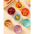 thumbnail image 5 of Qeeadeea Soy Sauce Dish Set, Small Bowls For Side Dishes, Small Condiment Bowls, Dipping Bowls, Floral Pattern Dip Bowls For Dessert, Snack-B-Set of 4, 5 of 7
