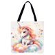thumbnail image 1 of Tote Bag Unicornio-Gran Capacidad Lino, 1 of 2