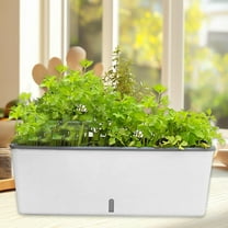 koolsoo Window Box Multipurpose Self Watering Container for Yard Indoor Outdoor Home