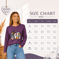thumbnail image 2 of VNJQPG Women's Spooky Season Halloween Graphic Long Sleeve Crewneck Tee(C5 - Olive Green,XL), 2 of 3