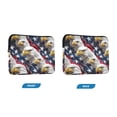 thumbnail image 7 of FORMRS 15"-15.6" Laptop Sleeve Protective Case Soft Carrying Quilted Computer Bag Cover, American Eagle Pattern, 7 of 7