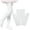White, variant on Coerni Girls Ballet Dance Students School Footed Tight Kids Socks Boys 4 Years