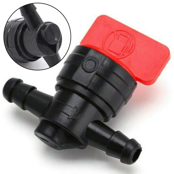 Brand New High Quality Fuel Tap Switch Fuel Line Switch Black&Red In-Line