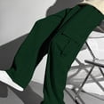 thumbnail image 6 of kpoplk Boys Sweatpants Boys Athletic Joggers Pants Kids Youth Open Bottom Pants with Pockets Drawstring(Dark Green,12-13 Y), 6 of 7