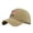 Khaki, variant on Vintage Washed Cotton Baseball Cap with Embroidered USA Flag, Adjustable Dad Hat for Men and Women, Casual Outdoor Sports